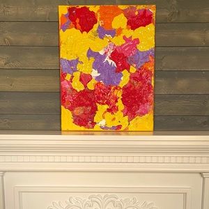 Unique piece of blow dry art!